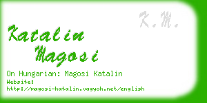 katalin magosi business card